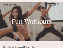Tablet Screenshot of dancebody.com